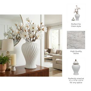 SLATERWORTH WHITE CHINOISERIE 20 (IN) 11
