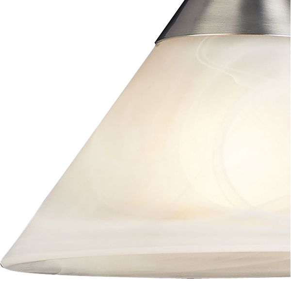 Elysburg 7'' Wide 1-Light Mini Pendant - Satin Nickel