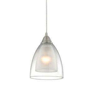 Layers 6'' Wide 1-Light Mini Pendant - Satin Nickel 1