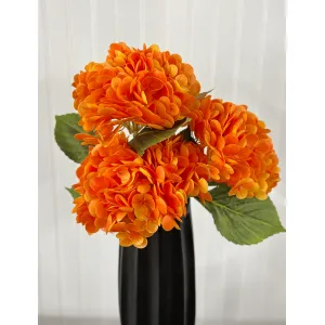 Orange Hydrangea 22in 2