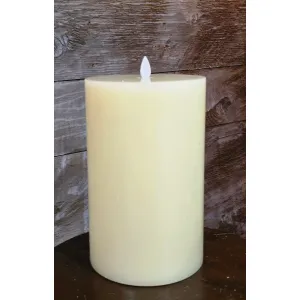 Cream Moving Flame LED Candle 5x8in 2