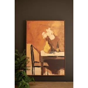 Framed Table and Chair Still-Life Painting 1
