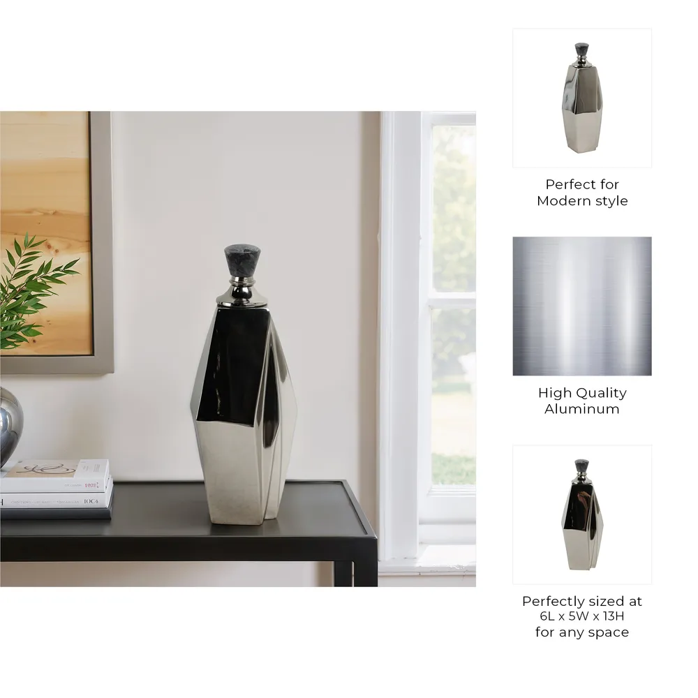 NORAWORTH SILVER VASE 13 (IN)