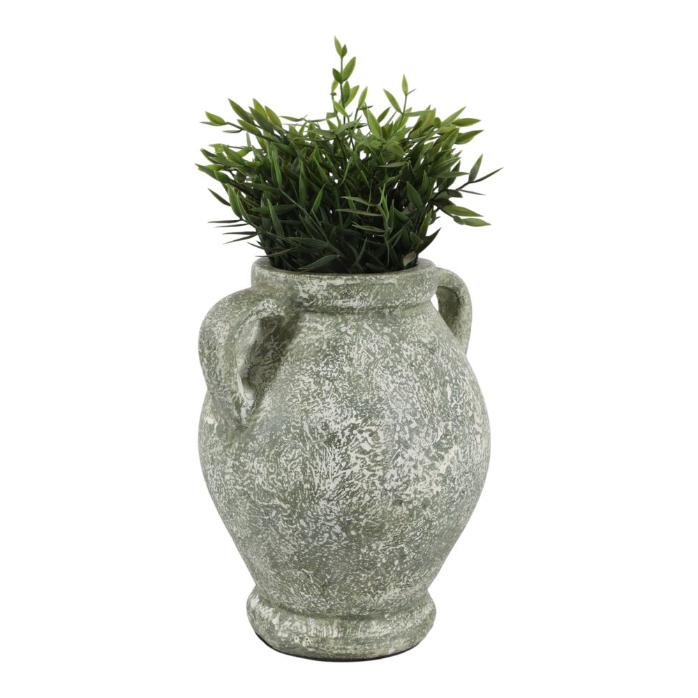 CHILTONLAND GREEN VASE 11 (IN)