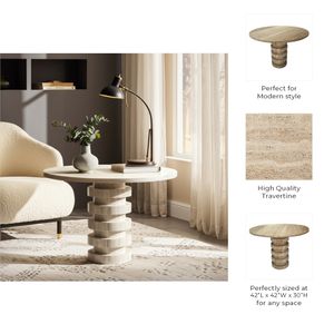 FLEMMINGSIDE WHITE TABLE 30 (IN) 9