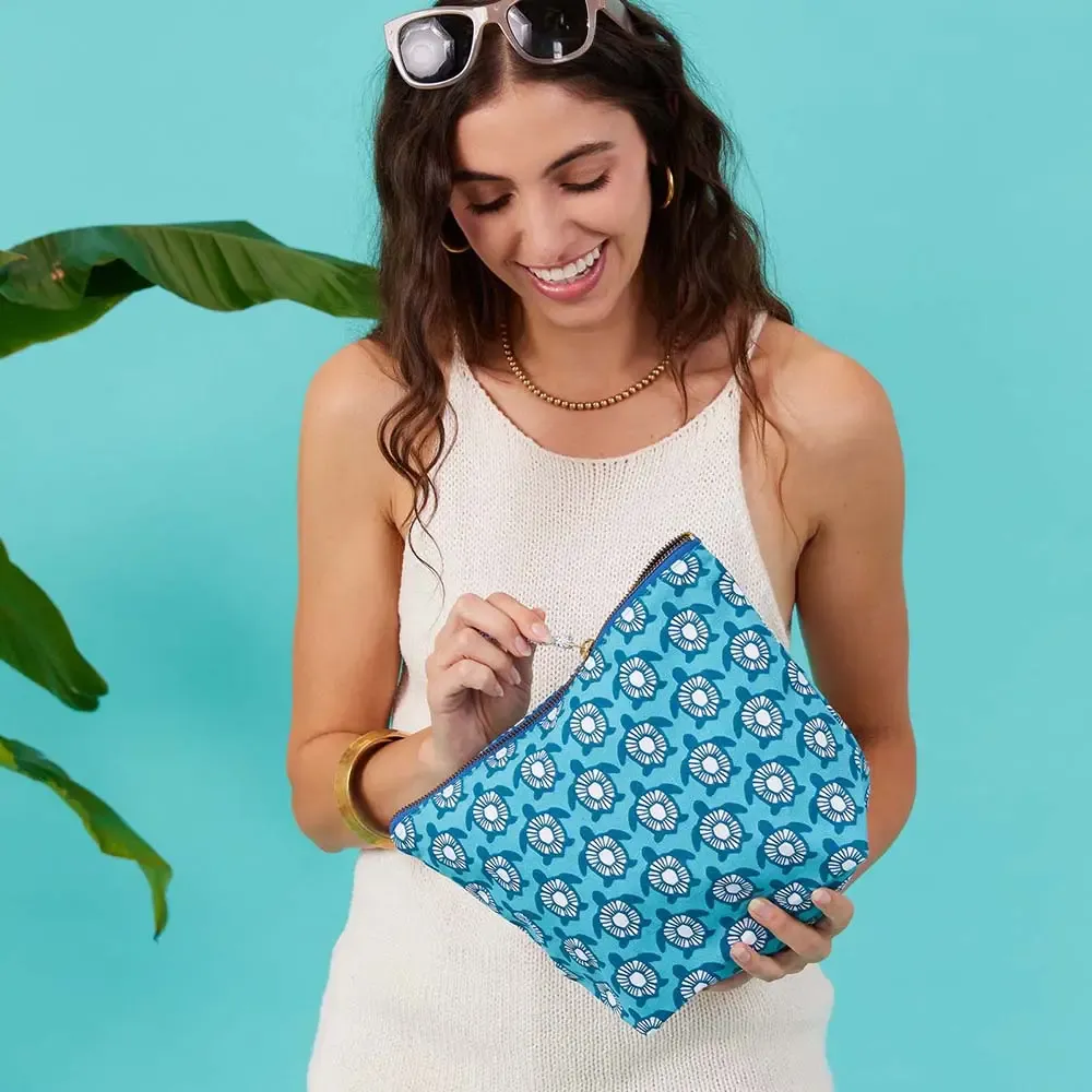 Turtles Large Essential Canvas Pouch