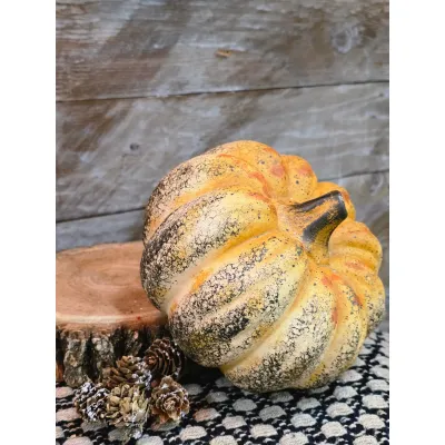 Autumn Cider Pumpkin 7x7x5in