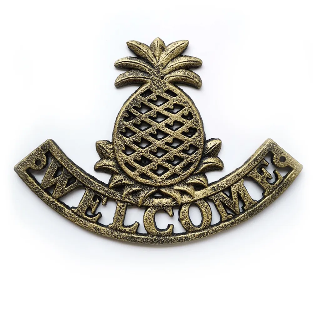 9-3/4" PINEAPPLE WELCOME