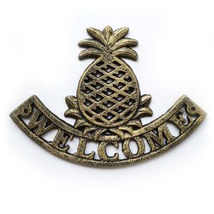 9-3/4" PINEAPPLE WELCOME 1