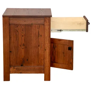 Heritage Oak Enclosed Nightstand 7