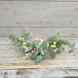Winter Frost 4.5in Candle Ring 1