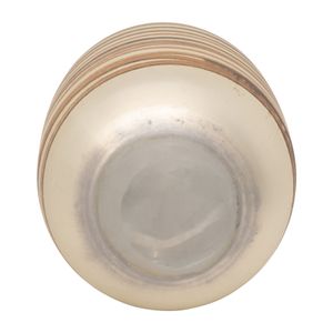 CARLTONLAND GOLD GLASS VASE 14 (IN) 8