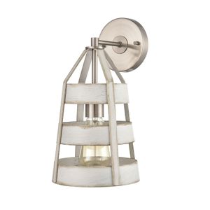 Brigantine 14'' High 1-Light Sconce - Satin Nickel 2