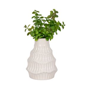 WELDONBEACH WHITE VASE 6 (IN) 3
