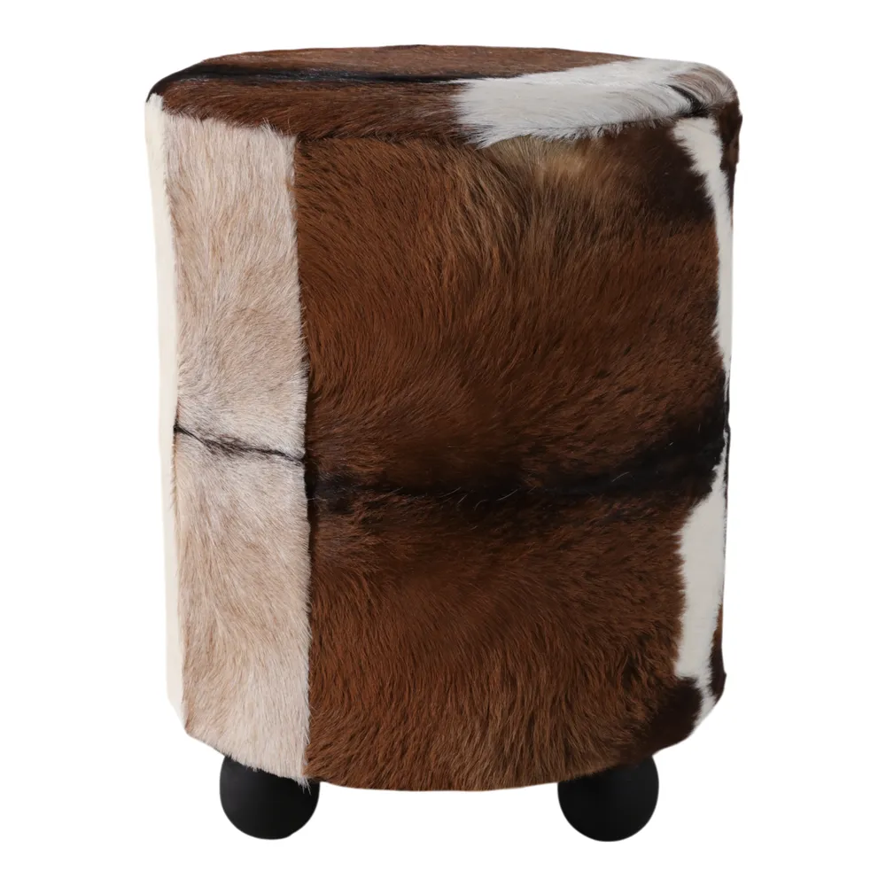 GIBSONPARK BROWN OTTOMAN 20 (IN)