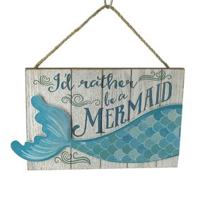 10.25" MERMAID TAIL PLAQUE 1