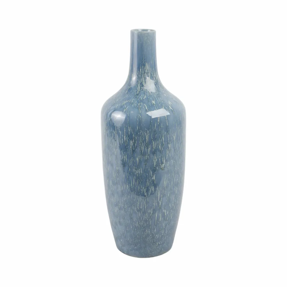 HENLEYSHAW TEAL VASE 17 (IN)