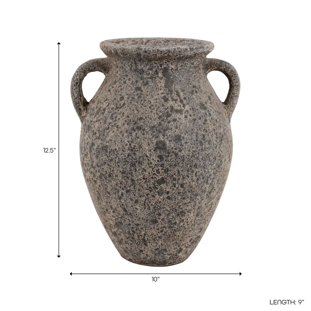 HARTONROSE BLACK VASE 13 (IN)