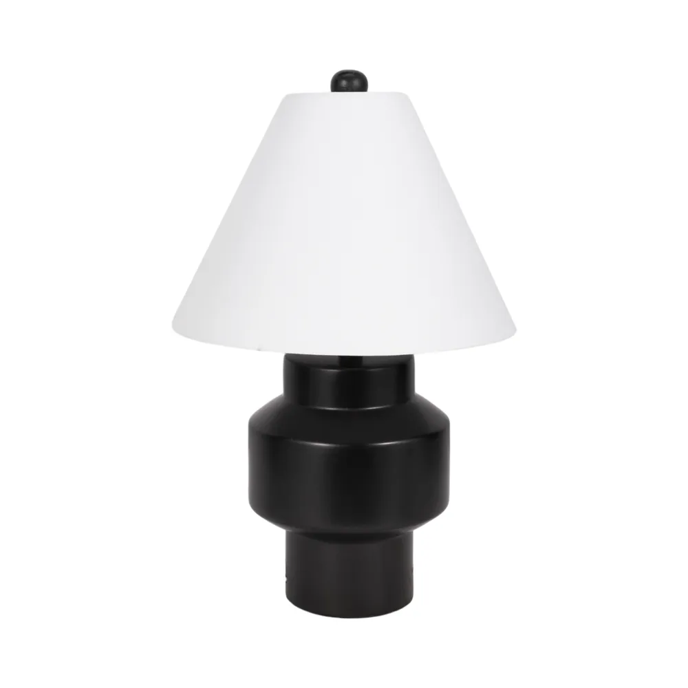 SHAYRUN BLACK LAMP 22 (IN)