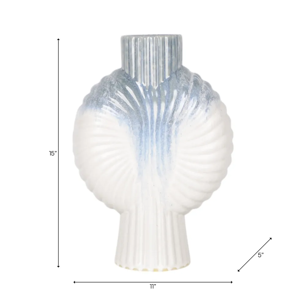 HANSONWORTH BLUE VASE 15 (IN)
