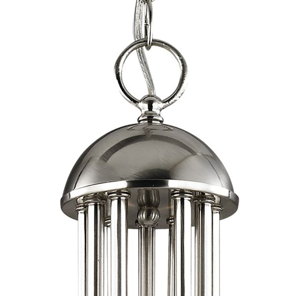 Montgomery 34'' Wide 9-Light Chandelier - Brushed Nickel