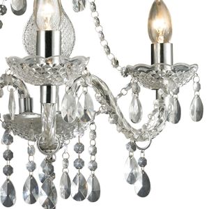 Theatre 16'' Wide 3-Light Chandelier - Clear 5