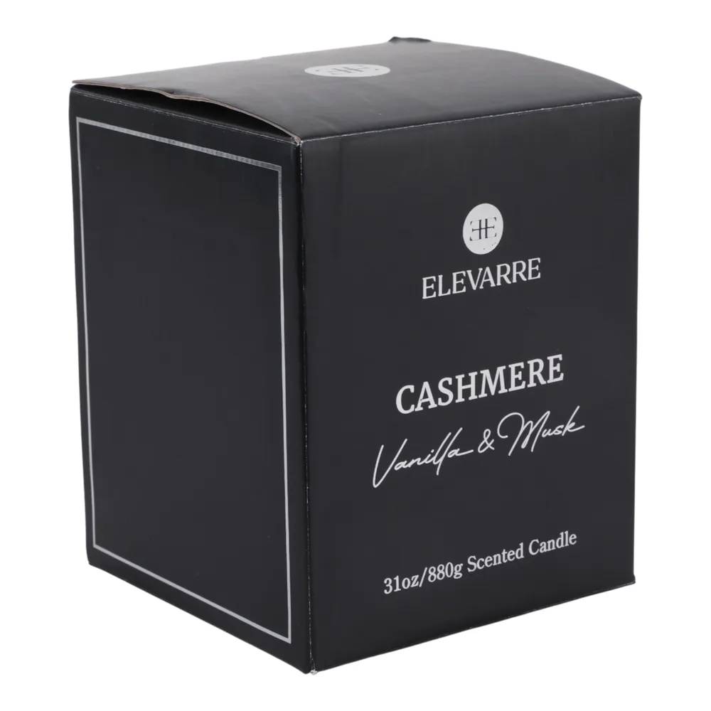 ROWANSTONE CASHMERE VANILLA & MUSK CANDLE 7 (IN)