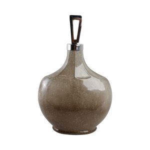 TATUMMORE WHITE GLASS VASE 16 (IN) 1