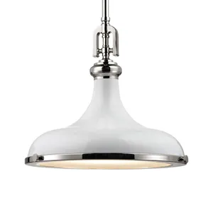 Rutherford 15'' Wide 1-Light Pendant - Gloss White 4