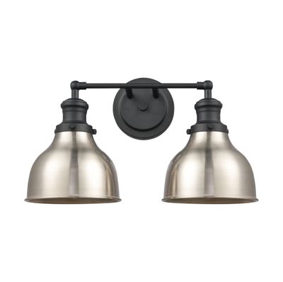 Haralson 17″ Wide 2-Light Vanity Light - Charcoal