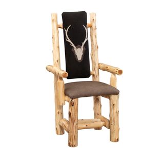 Cedar High Back Upholstered Arm Chair - Coffee - Customer's Own Material