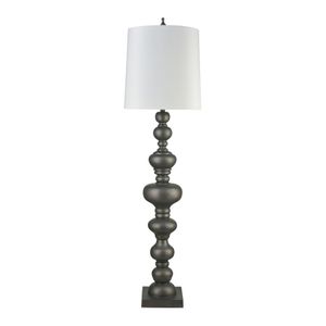 Meymac 74'' High 1-Light Floor Lamp - Pewter 2
