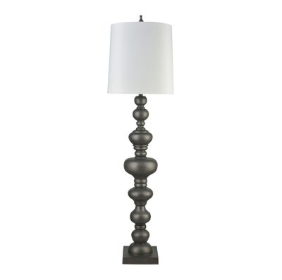 Meymac 74″ High 1-Light Floor Lamp - Pewter