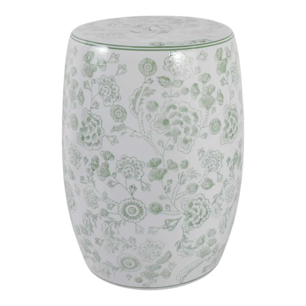 PEYTONWELL GREEN GARDEN STOOL 18 (IN)