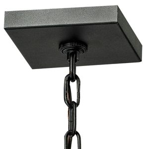 Meditterano 5'' Wide 1-Light Outdoor Pendant - Matte Black 5