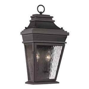 Forged Provincial 18'' High 2-Light Outdoor Sconce - Charcoal 1