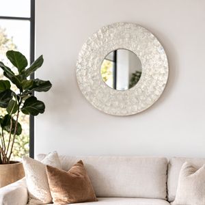 HALDENWAY IVORY MIRROR 27 (IN) 11