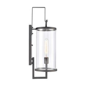 Hopkins 24'' High 1-Light Outdoor Sconce - Charcoal Black 4
