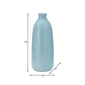 HOUSTONWOOD BLUE VASE 16 (IN) 7