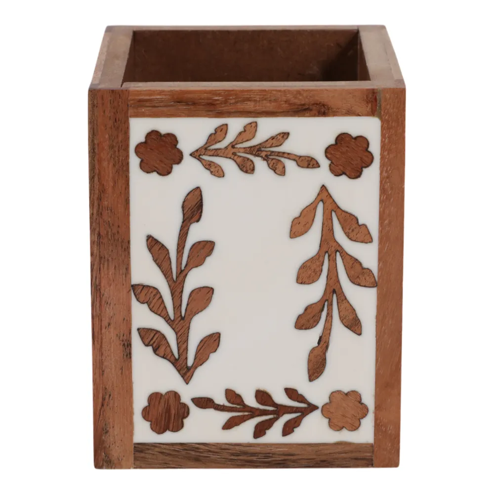 DRAKEHAM BROWN PENCIL CUP 4 (IN)