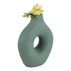 ELROYSHAW GREEN VASE 15 (IN) 3