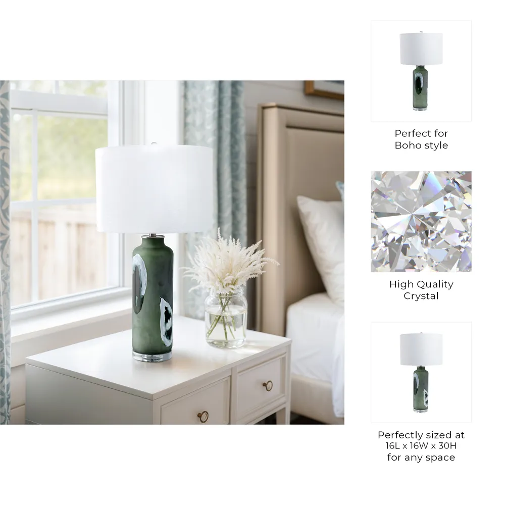 STONEWAY GREEN LAMP 30 (IN)