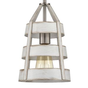 Brigantine 7'' Wide 1-Light Mini Pendant - Satin Nickel 4
