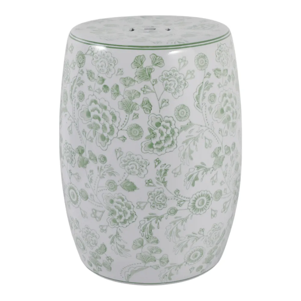 PEYTONWELL GREEN GARDEN STOOL 18 (IN)