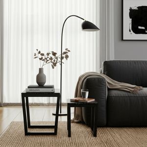 DRAKECLIFF SET OF 2 BLACK TABLE 23 (IN) 10