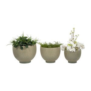 AIDENLEY SET OF 3 GREEN PLANTER 12 (IN) 3