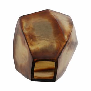 BOLTONHAVEN BROWN GLASS VASE 12 (IN) 6