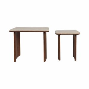 ARMONHAVEN SET OF 2 BROWN TABLE 21 (IN) 5