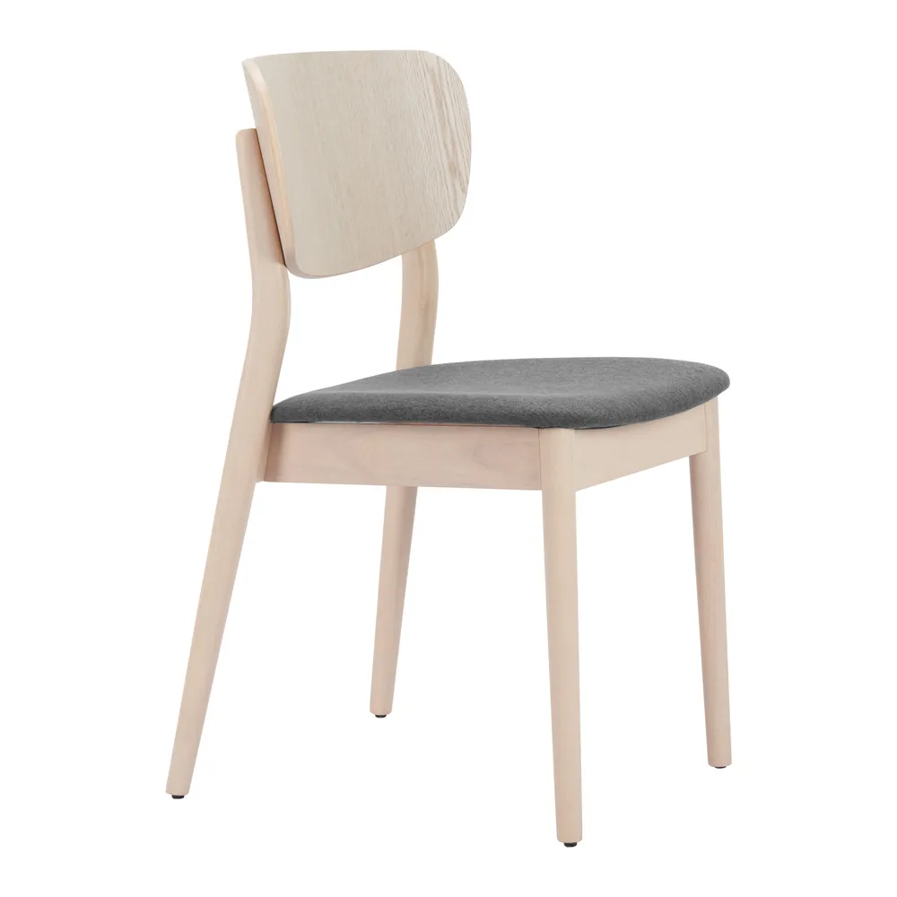 Kellua Dining Chair Gray & Natural