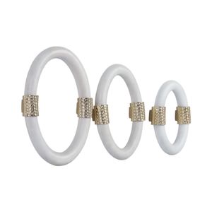 WESTONSHAW SET OF 3 WHITE WALL SCULPTURES 14 (IN) 3